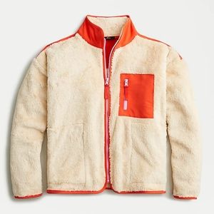 J. Crew Sherpa Full-zip Jacket
